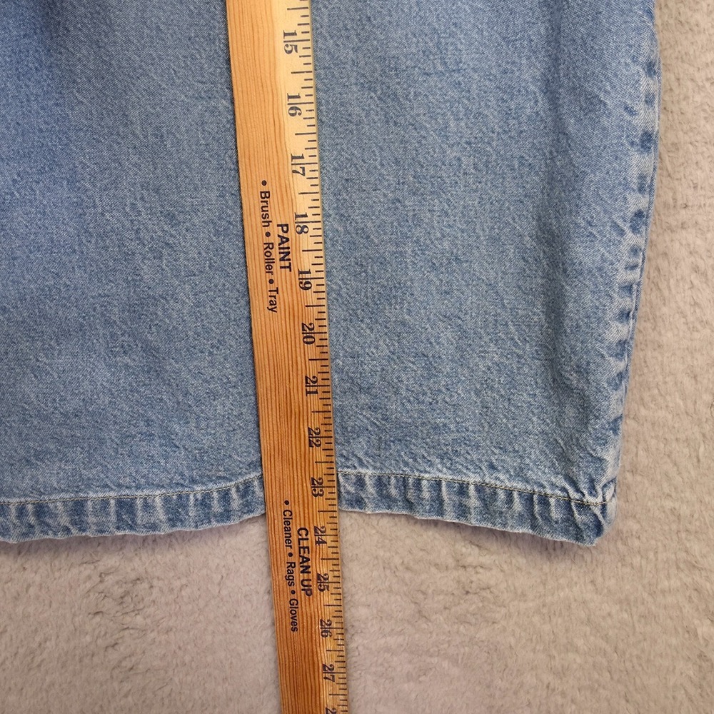 Christopher Banks Top Womens M Blue Denim Cat Lady Medium Wash Embroidered - Picture 3 of 14